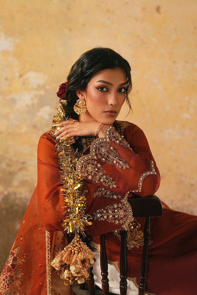 MNR | Farid Manzil Luxury Pret 26 | Shabnam-e-Bahar - by Libayah - Registered Vendor of : MNR - 100% Original Designer Dress