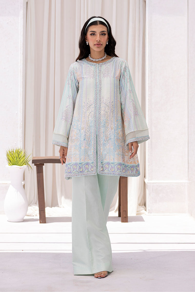 Ansab Jahangir | Digital Silk | Lux by Ansab Jahangir - Designer Dress  - Type : Ladies Clothes - Available at Libayah - 100% Original 