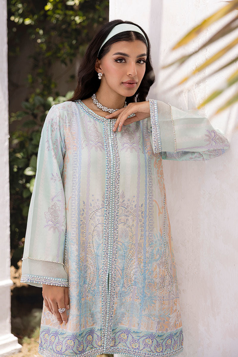 Ansab Jahangir | Digital Silk | Lux by Ansab Jahangir - Designer Dress  - Type : Ladies Clothes - Available at Libayah - 100% Original 