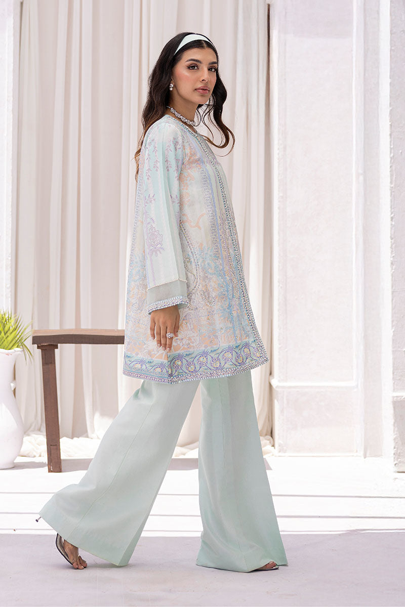 Ansab Jahangir | Digital Silk | Lux by Ansab Jahangir - Designer Dress  - Type : Ladies Clothes - Available at Libayah - 100% Original 
