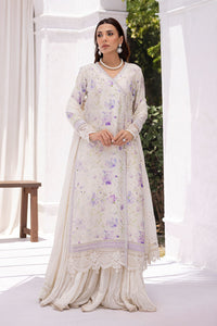Ansab Jahangir | Digital Silk | Lila Shirt And Dupatta by Ansab Jahangir - Designer Dress  - Type : Ladies Clothes - Available at Libayah - 100% Original 