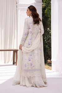 Ansab Jahangir | Digital Silk | Lila Shirt And Dupatta by Ansab Jahangir - Designer Dress  - Type : Ladies Clothes - Available at Libayah - 100% Original 