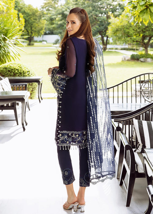 Meeral | Wedding Formals | ML-04_Blue by Meeral - Designer Dress - Type: Ladies Clothes - Available at Libayah - 100% Original