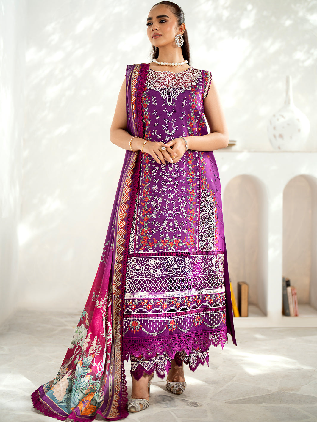 Bin Ilyas | Riwaayst Spring Summer 24 | 301-A by Bin Ilyas - Designer Dress - Type: Ladies Clothes - Available at Libayah - 100% Original