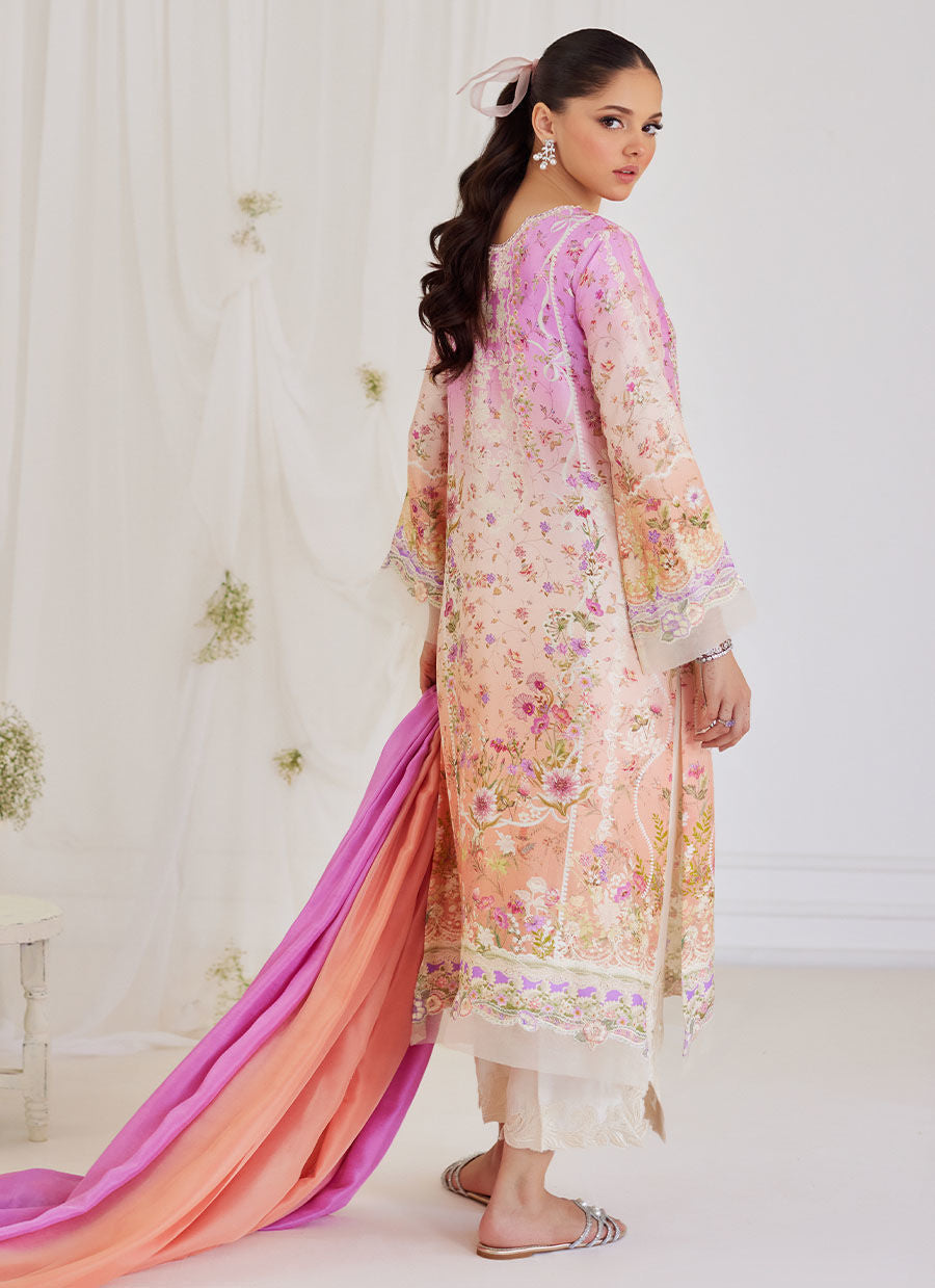 Farah Talib Aziz | Designer Picks 24 | MAURA OMBRE SHIRT AND DUPATTA by Farah Talib Aziz - Designer Dress - Type: Ladies Clothes - Available at Libayah - 100% Original