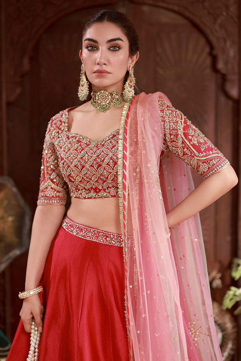 Ansab Jahangir | The Rani Edit | Sanaya by Ansab Jahangir - Designer Dress  - Type : Ladies Clothes - Available at Libayah - 100% Original 