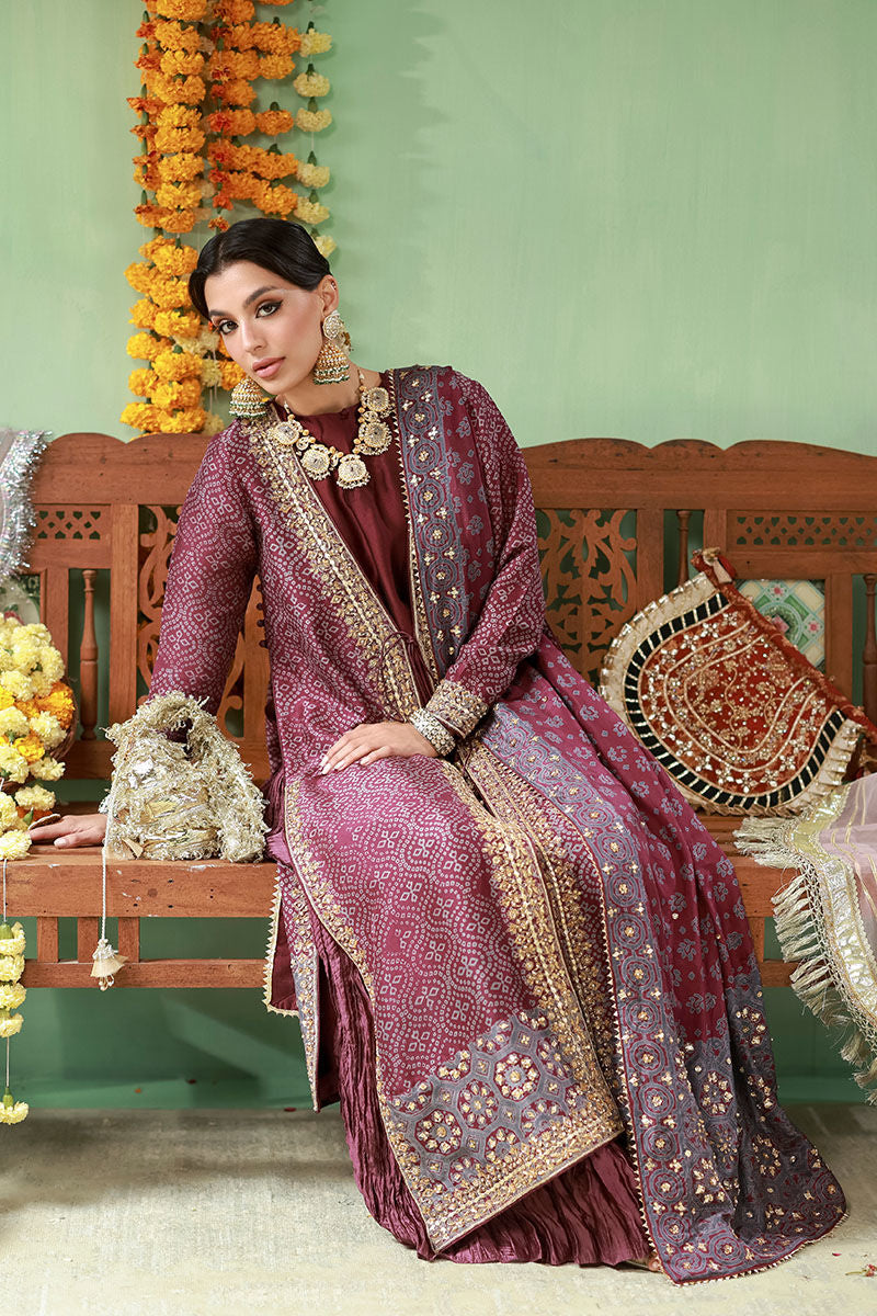 Ansab Jahangir | The Rani Edit | Yasmeen by Ansab Jahangir - Designer Dress  - Type : Ladies Clothes - Available at Libayah - 100% Original 