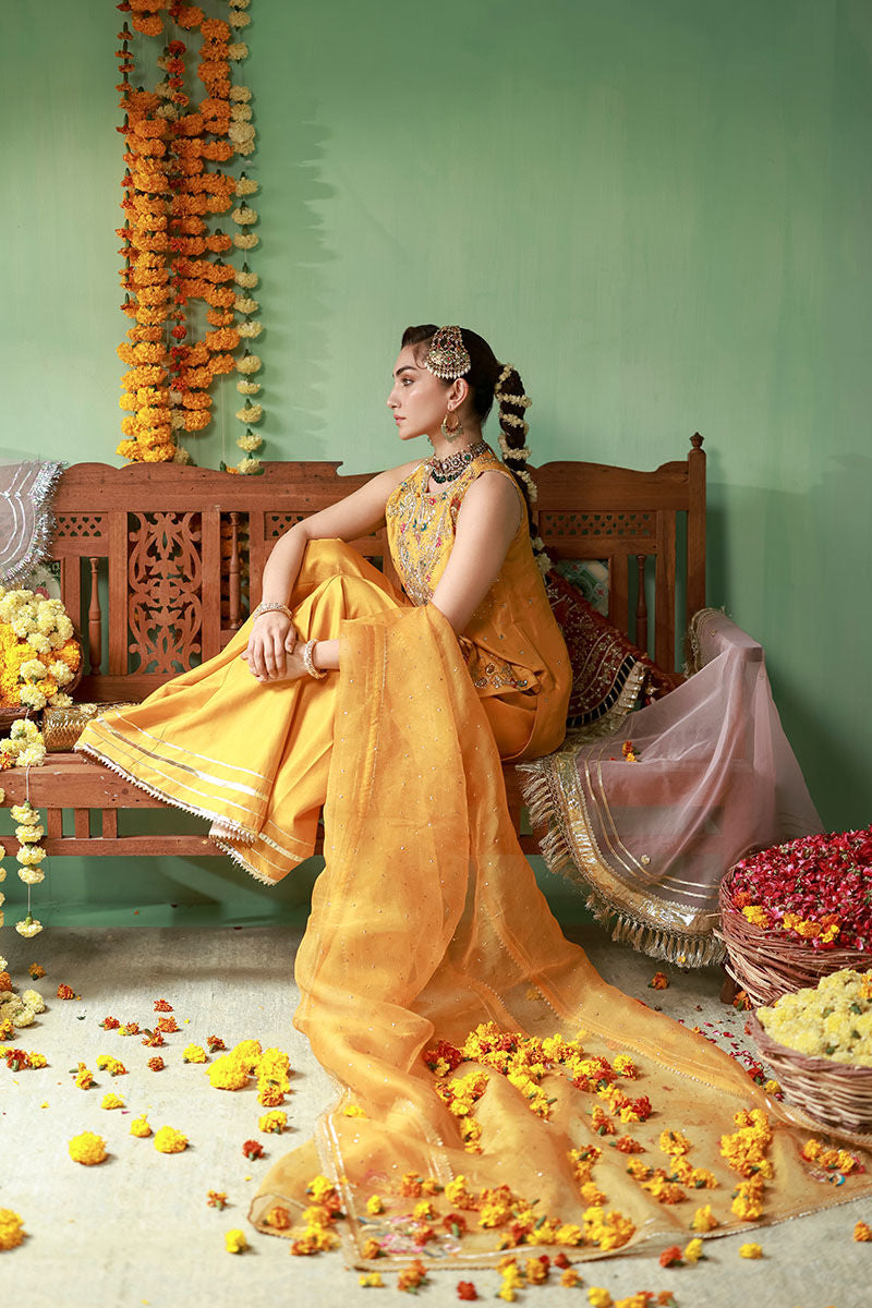 Ansab Jahangir | The Rani Edit | Arooba by Ansab Jahangir - Designer Dress  - Type : Ladies Clothes - Available at Libayah - 100% Original 