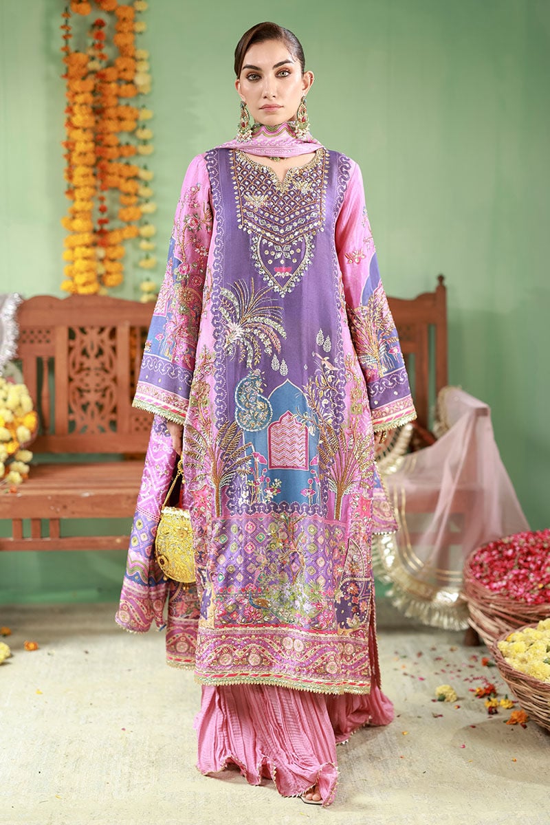 Ansab Jahangir | The Rani Edit | Sunehri by Ansab Jahangir - Designer Dress  - Type : Ladies Clothes - Available at Libayah - 100% Original 