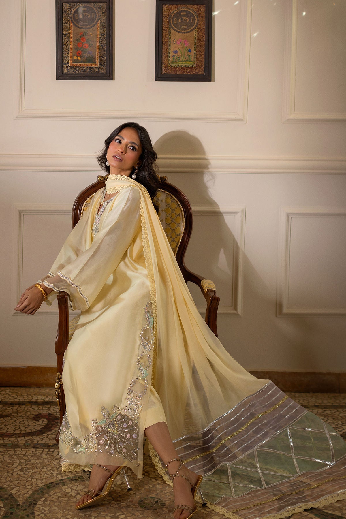 Annus Abrar | Zeh Eid Edit | Parisa by Annus Abrar - Designer Dress  - Type : Ladies Clothes - Available at Libayah - 100% Original 