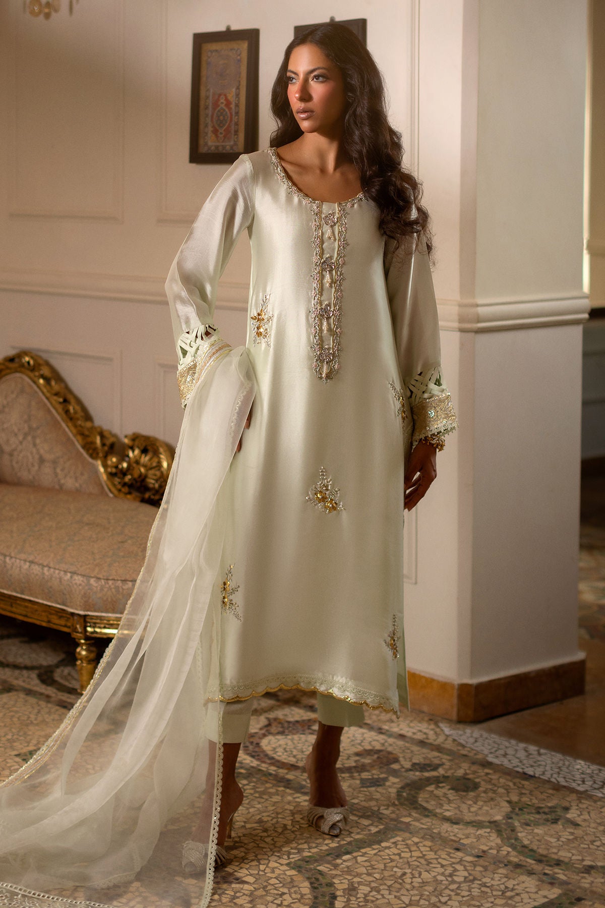 Annus Abrar | Zeh Eid Edit | Arina by Annus Abrar - Designer Dress  - Type : Ladies Clothes - Available at Libayah - 100% Original 