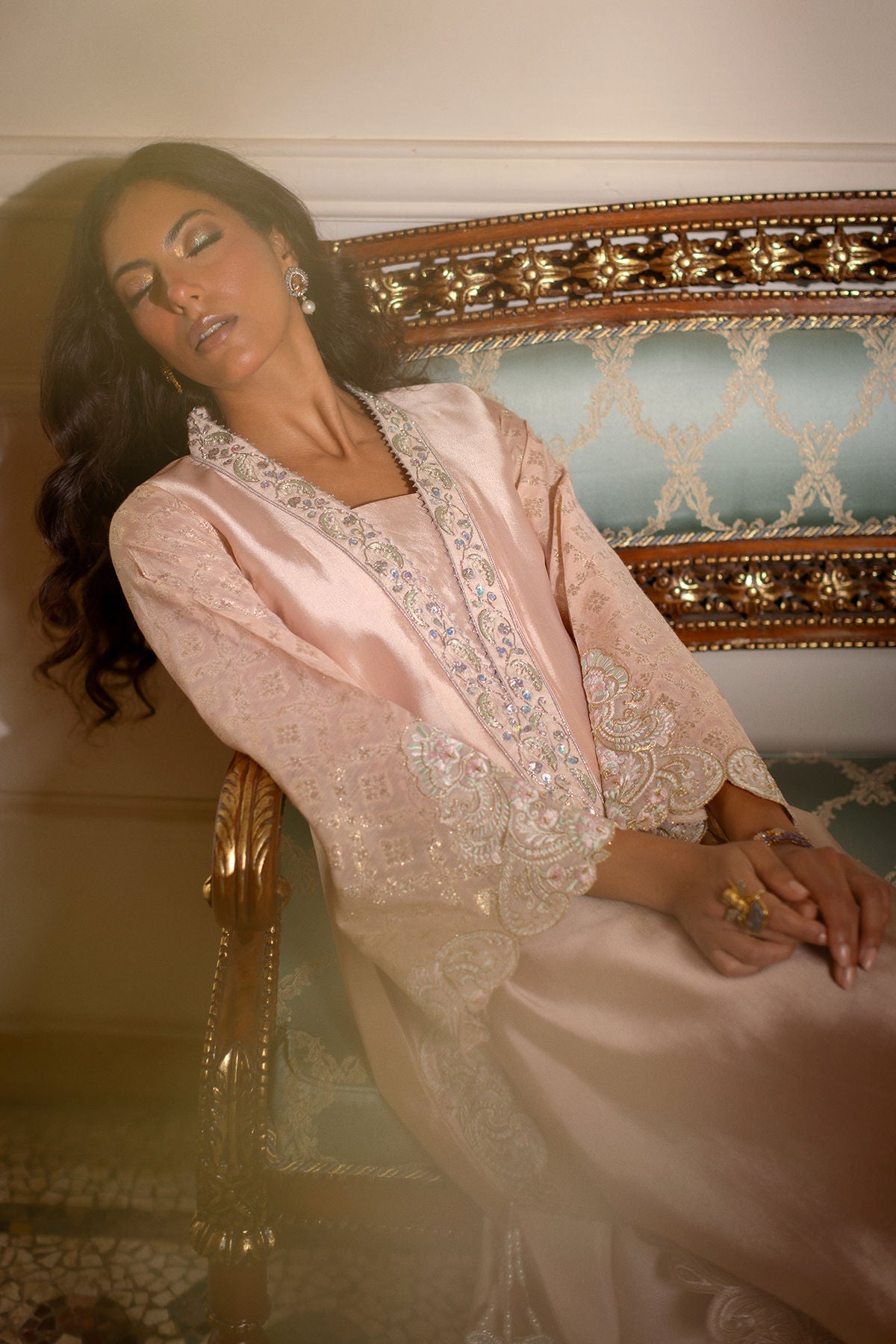 Annus Abrar | Zeh Eid Edit | Nehaal Kaftan by Annus Abrar - Designer Dress  - Type : Ladies Clothes - Available at Libayah - 100% Original 