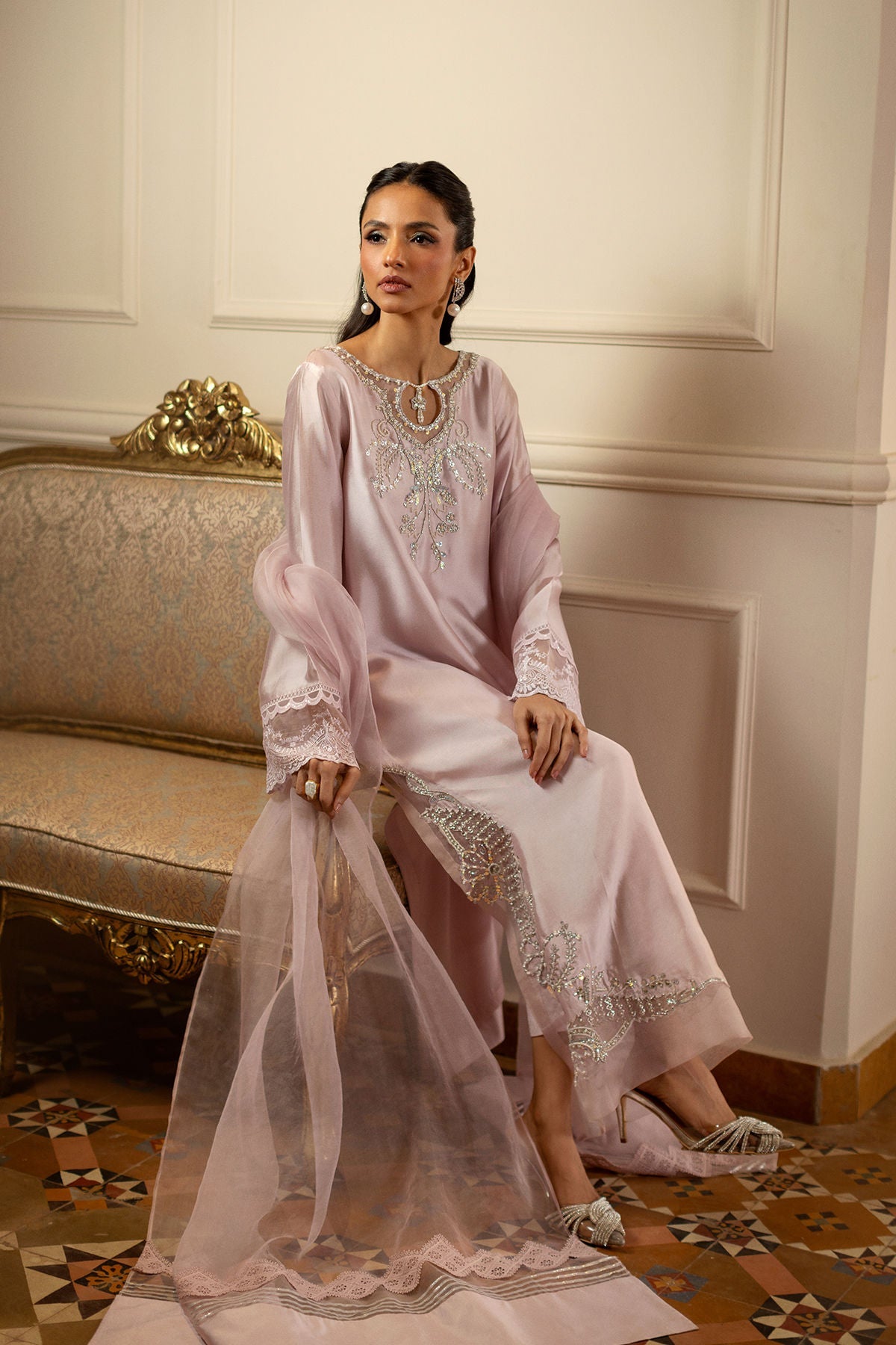 Annus Abrar | Zeh Eid Edit | Leyana by Annus Abrar - Designer Dress  - Type : Ladies Clothes - Available at Libayah - 100% Original 