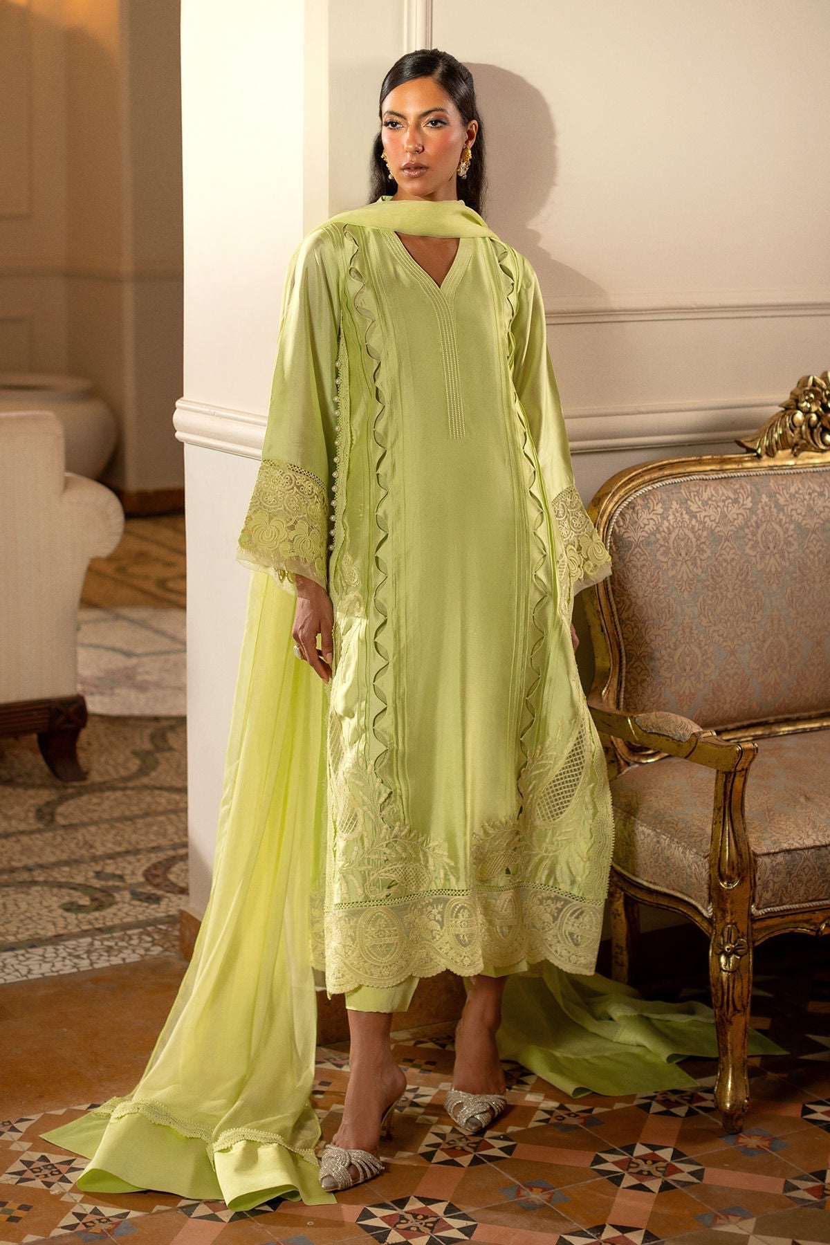 Annus Abrar | Zeh Eid Edit | Zarrin by Annus Abrar - Designer Dress  - Type : Ladies Clothes - Available at Libayah - 100% Original 
