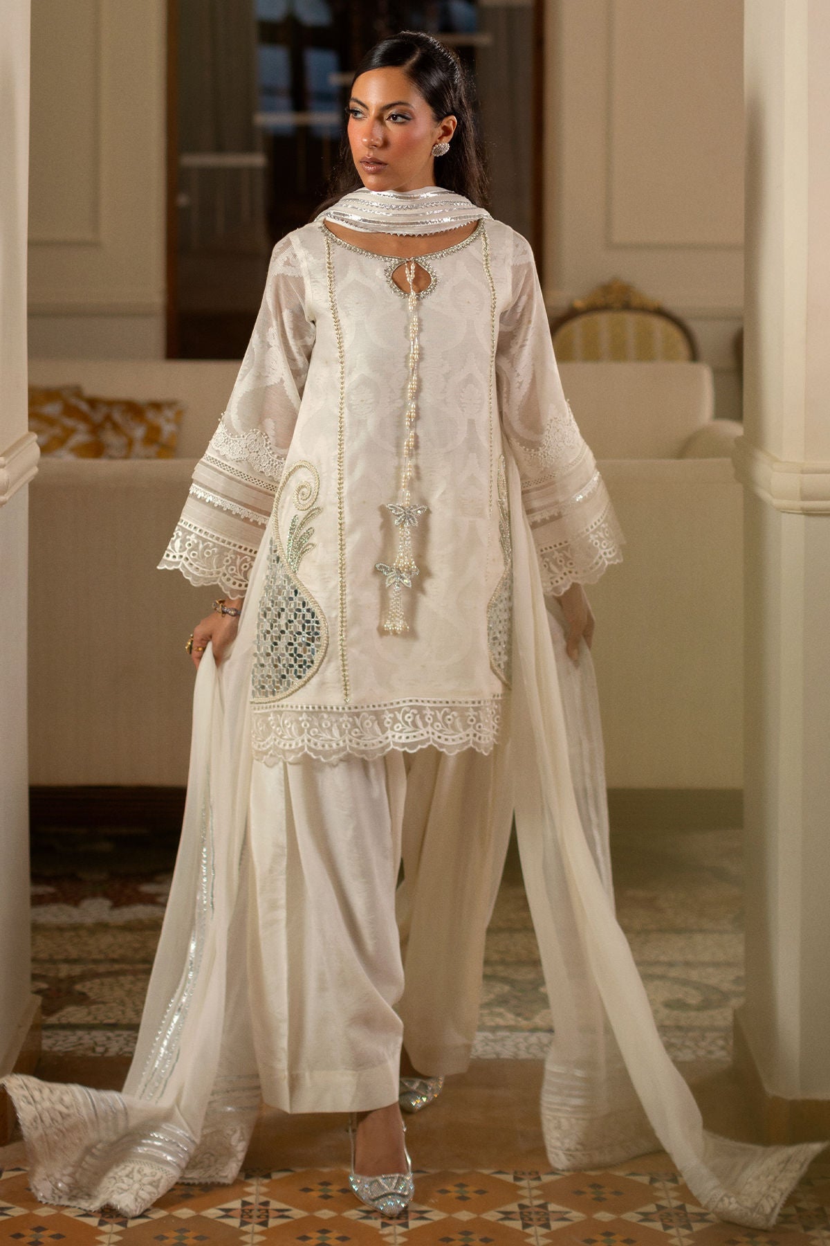 Annus Abrar | Zeh Eid Edit | Zohreh by Annus Abrar - Designer Dress  - Type : Ladies Clothes - Available at Libayah - 100% Original 