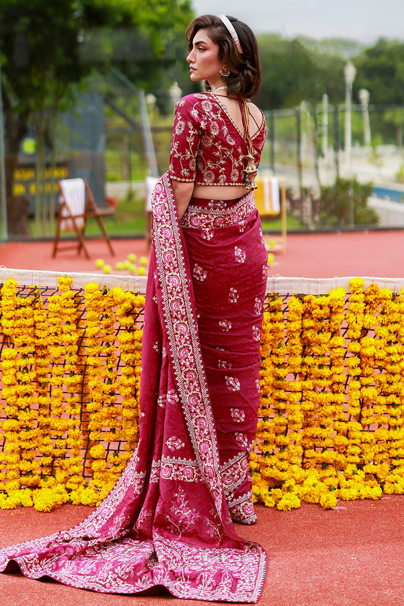 Ansab Jahangir | Marigold and Gota | Amarisa by Ansab Jahangir - Designer Dress  - Type : Ladies Clothes - Available at Libayah - 100% Original 