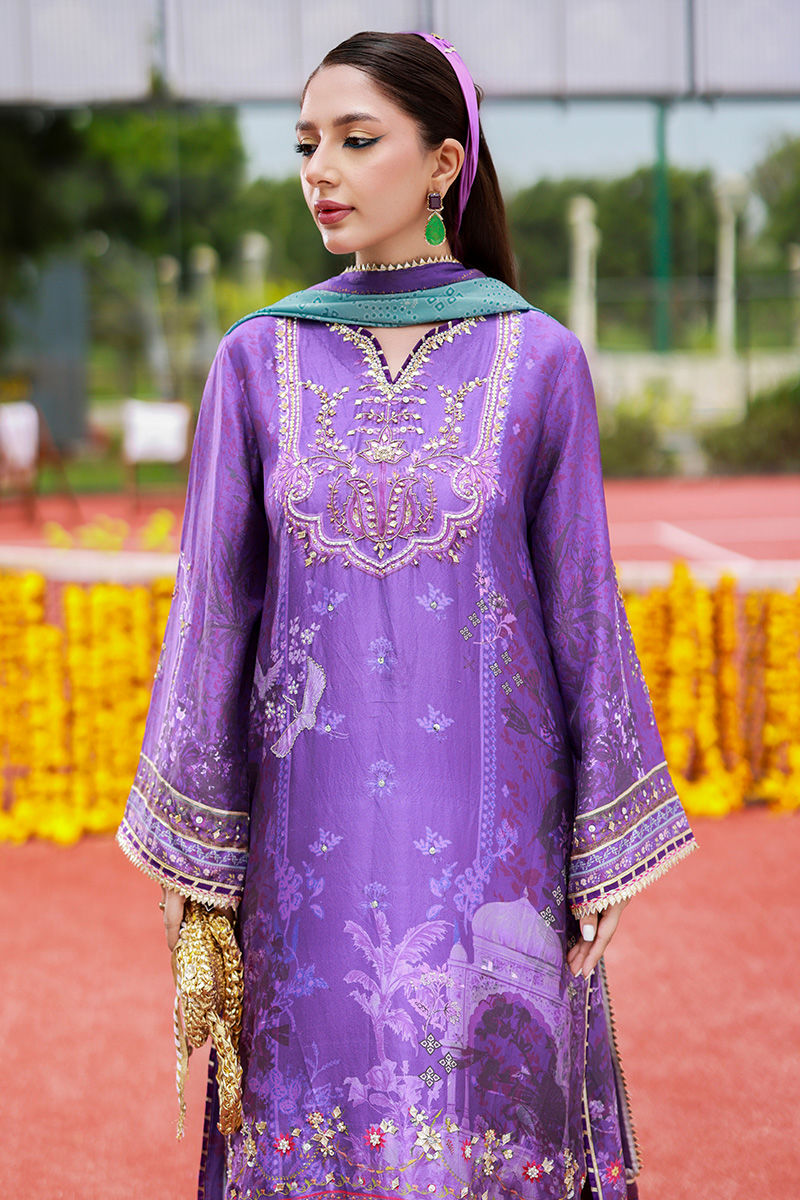 Ansab Jahangir | Digital Silk | Nehir by Ansab Jahangir - Designer Dress  - Type : Ladies Clothes - Available at Libayah - 100% Original 