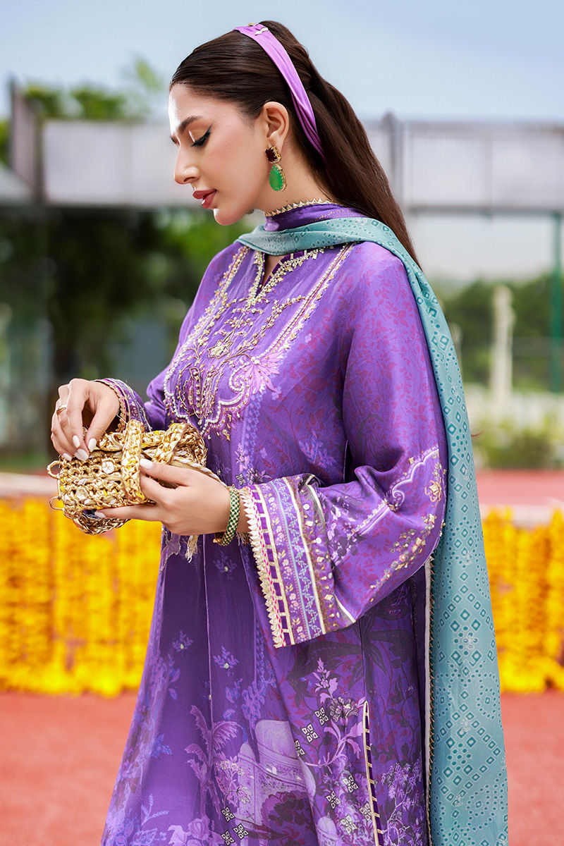 Ansab Jahangir | Digital Silk | Nehir by Ansab Jahangir - Designer Dress  - Type : Ladies Clothes - Available at Libayah - 100% Original 