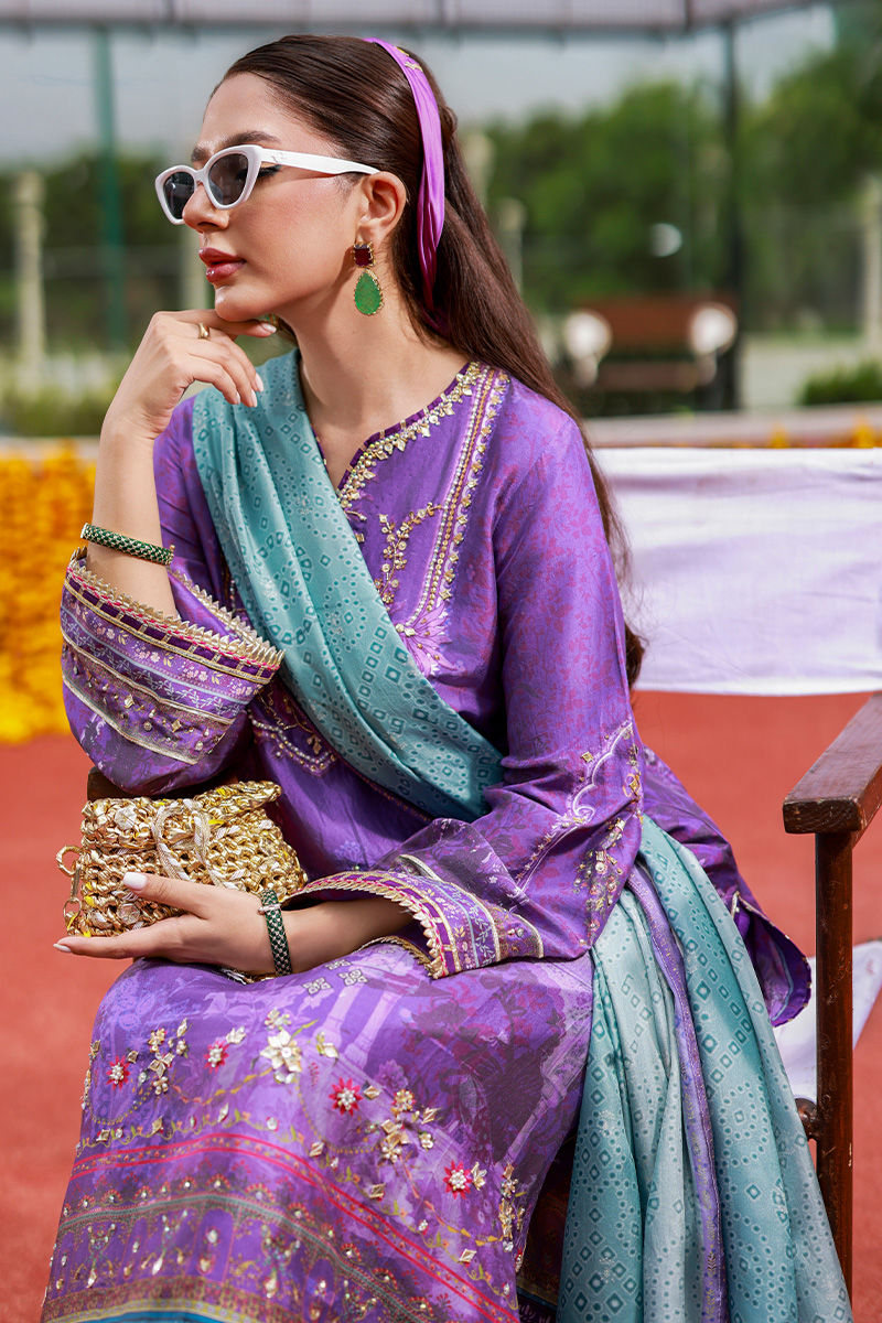 Ansab Jahangir | Marigold and Gota | Nehir by Ansab Jahangir - Designer Dress  - Type : Ladies Clothes - Available at Libayah - 100% Original 