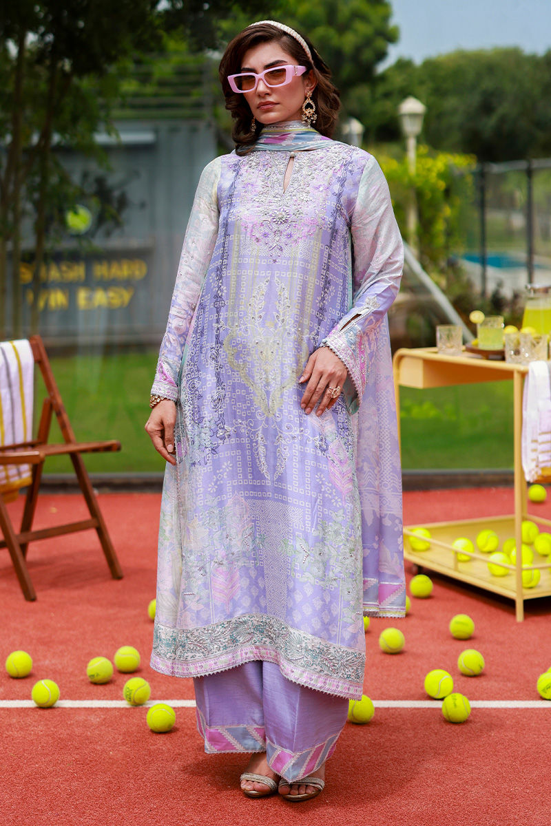 Ansab Jahangir | Digital Silk | Yarah by Ansab Jahangir - Designer Dress  - Type : Ladies Clothes - Available at Libayah - 100% Original 