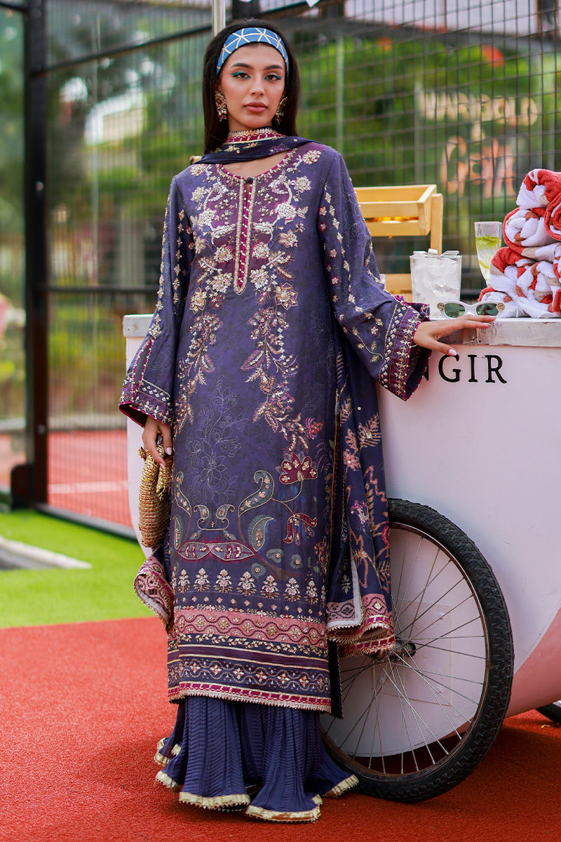 Ansab Jahangir | Marigold and Gota | Eshal by Ansab Jahangir - Designer Dress  - Type : Ladies Clothes - Available at Libayah - 100% Original 