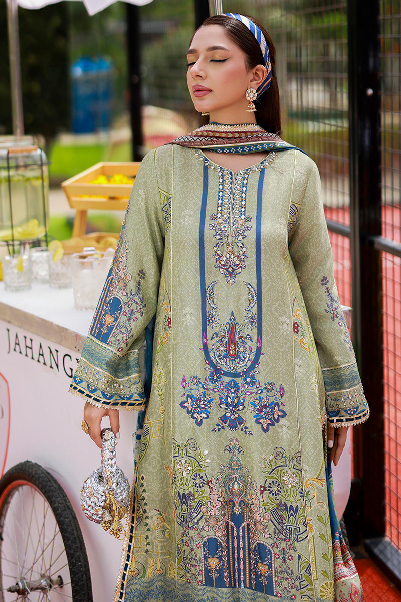 Ansab Jahangir | Digital Silk | Cerya by Ansab Jahangir - Designer Dress  - Type : Ladies Clothes - Available at Libayah - 100% Original 