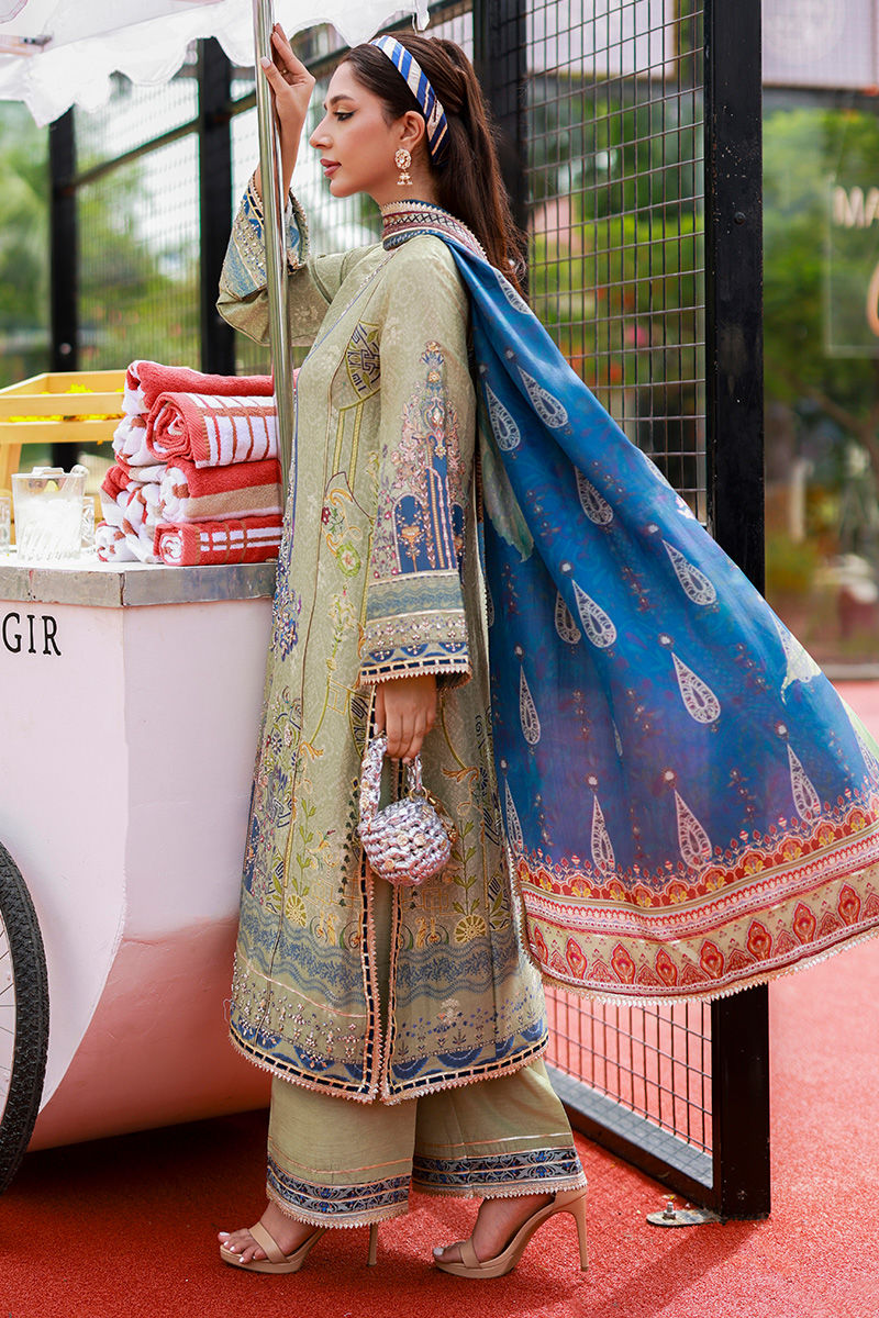 Ansab Jahangir | Digital Silk | Cerya by Ansab Jahangir - Designer Dress  - Type : Ladies Clothes - Available at Libayah - 100% Original 