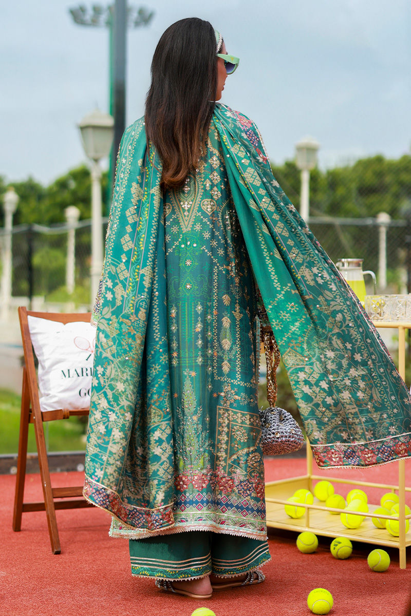 Ansab Jahangir | Marigold and Gota | Zartasha by Ansab Jahangir - Designer Dress  - Type : Ladies Clothes - Available at Libayah - 100% Original 