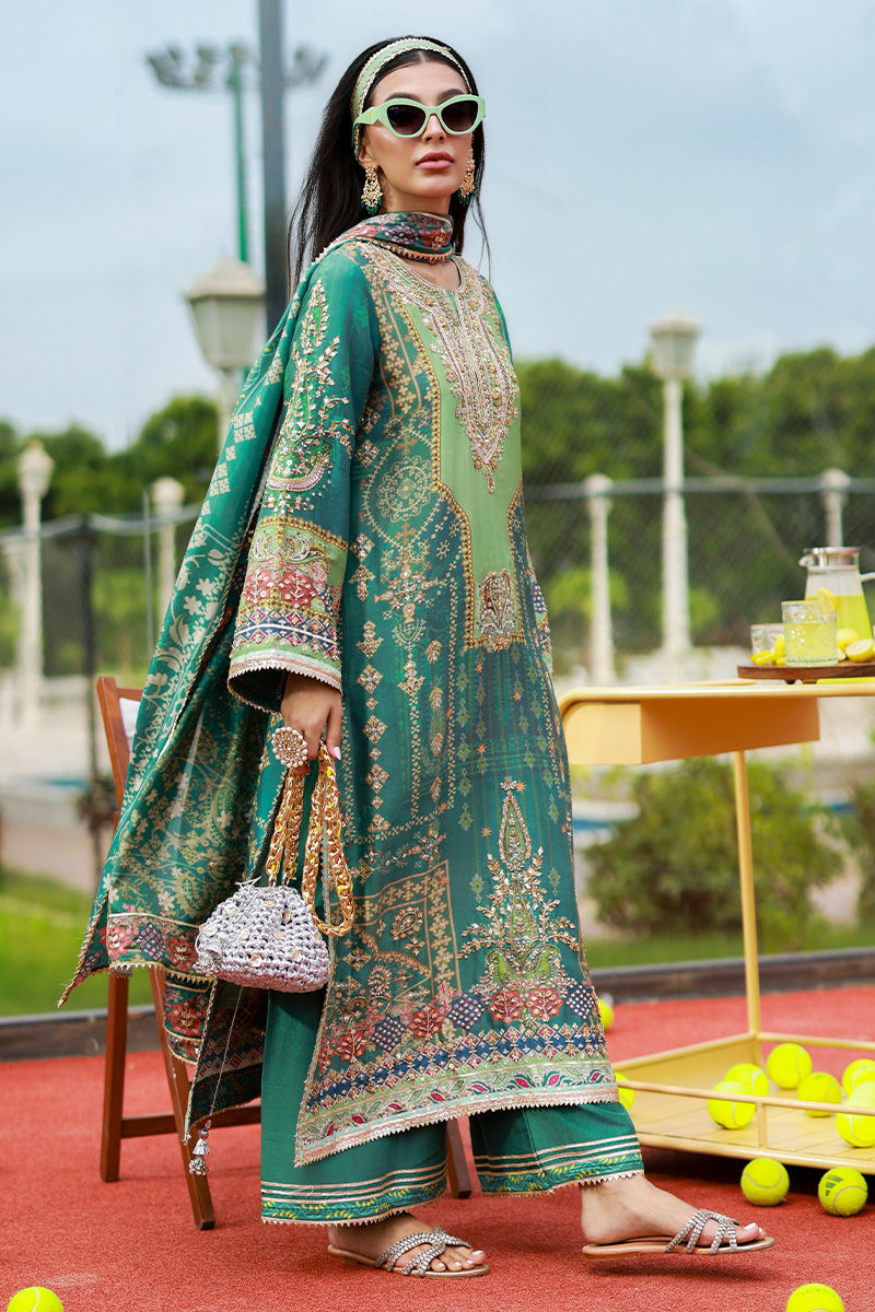 Ansab Jahangir | Marigold and Gota | Zartasha by Ansab Jahangir - Designer Dress  - Type : Ladies Clothes - Available at Libayah - 100% Original 