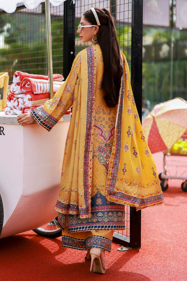 Ansab Jahangir | Marigold and Gota | Azira by Ansab Jahangir - Designer Dress  - Type : Ladies Clothes - Available at Libayah - 100% Original 