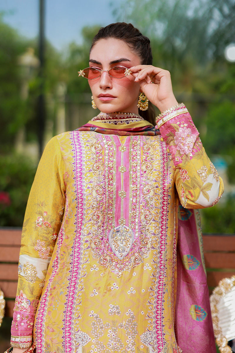 Ansab Jahangir | Digital Silk | Aveline by Ansab Jahangir - Designer Dress  - Type : Ladies Clothes - Available at Libayah - 100% Original 