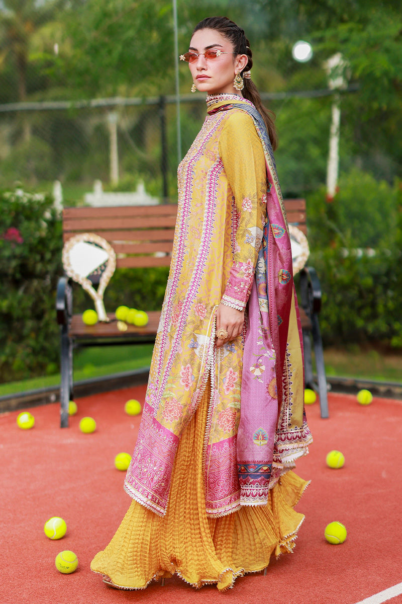 Ansab Jahangir | Digital Silk | Aveline by Ansab Jahangir - Designer Dress  - Type : Ladies Clothes - Available at Libayah - 100% Original 