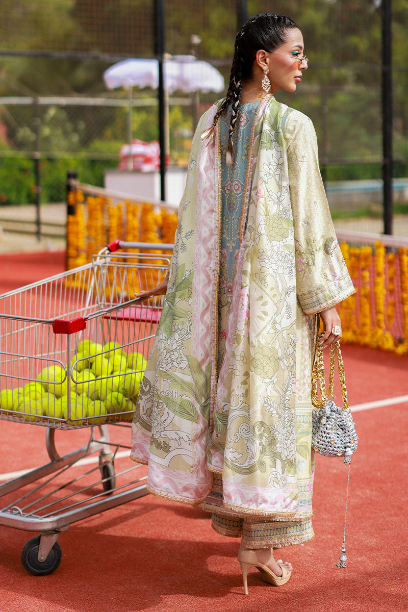 Ansab Jahangir | Digital Silk | Amalya by Ansab Jahangir - Designer Dress  - Type : Ladies Clothes - Available at Libayah - 100% Original 