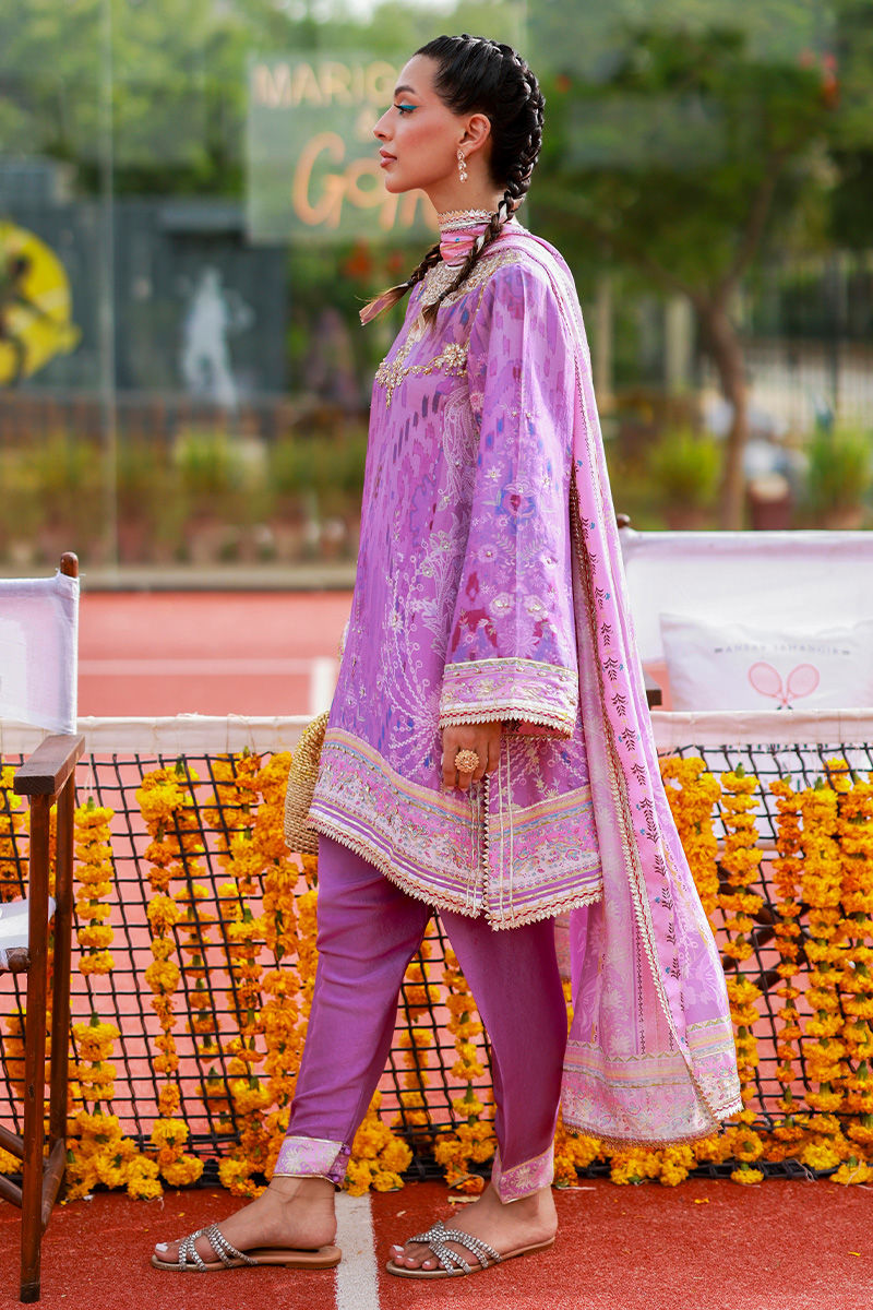 Ansab Jahangir | Marigold and Gota | Maeryn by Ansab Jahangir - Designer Dress  - Type : Ladies Clothes - Available at Libayah - 100% Original 