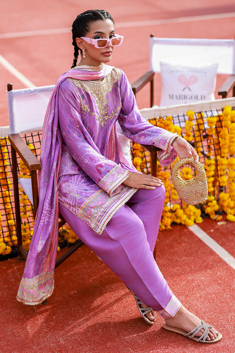 Ansab Jahangir | Digital Silk| Maeryn by Ansab Jahangir - Designer Dress  - Type : Ladies Clothes - Available at Libayah - 100% Original 