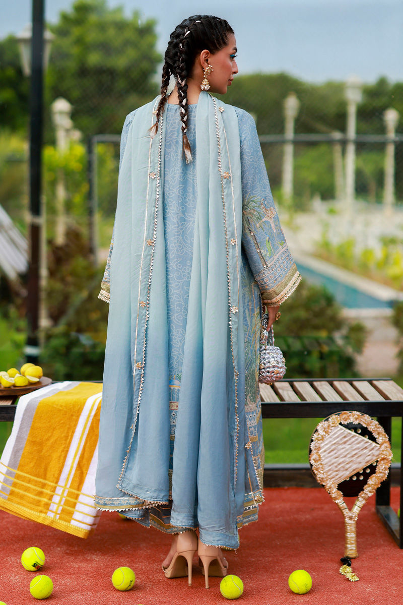 Ansab Jahangir | Digital Silk | Maheera by Ansab Jahangir - Designer Dress  - Type : Ladies Clothes - Available at Libayah - 100% Original 