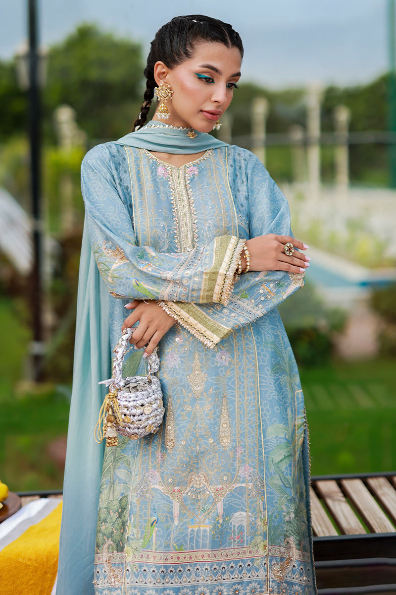 Ansab Jahangir | Marigold and Gota | Maheera by Ansab Jahangir - Designer Dress  - Type : Ladies Clothes - Available at Libayah - 100% Original 