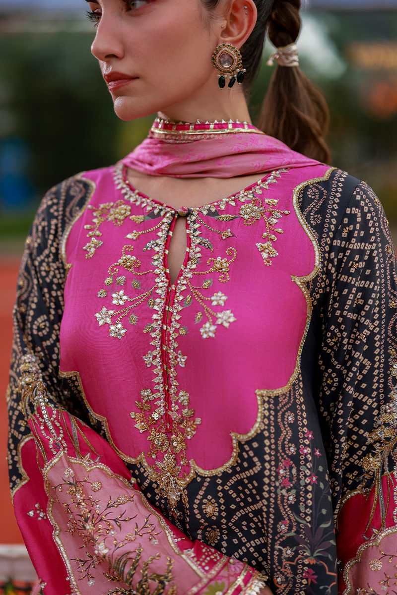 Ansab Jahangir | Marigold and Gota | Laraib by Ansab Jahangir - Designer Dress  - Type : Ladies Clothes - Available at Libayah - 100% Original 