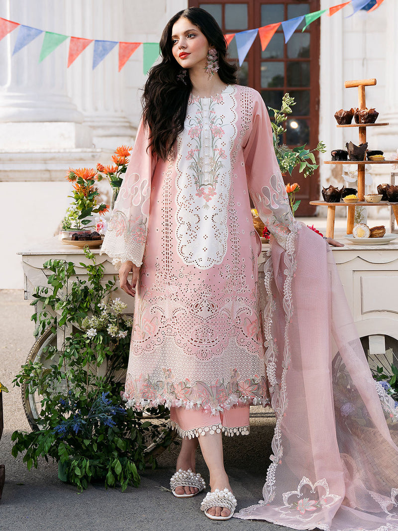 Bin Ilyas | Clara Embroidered Lawn 24 | 216 - A by Bin Ilyas - Designer Dress - Type: Ladies Clothes - Available at Libayah - 100% Original