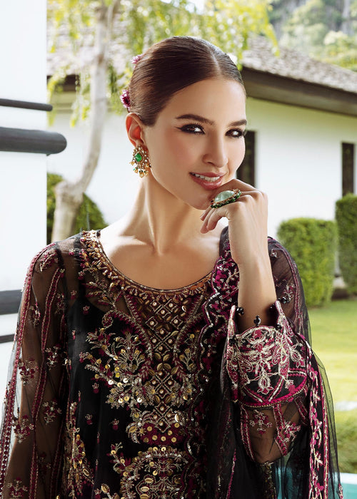 Meeral | Wedding Formals | Mahjabeen_Black by Meeral - Designer Dress - Type: Ladies Clothes - Available at Libayah - 100% Original