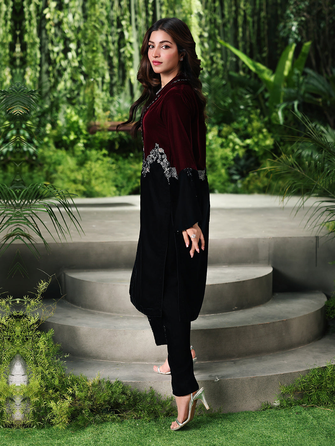 Ain | Twilight The Velvet Edit | AN-184 by Ain - Designer Dress  - Type : Ladies Clothes - Available at Libayah - 100% Original 