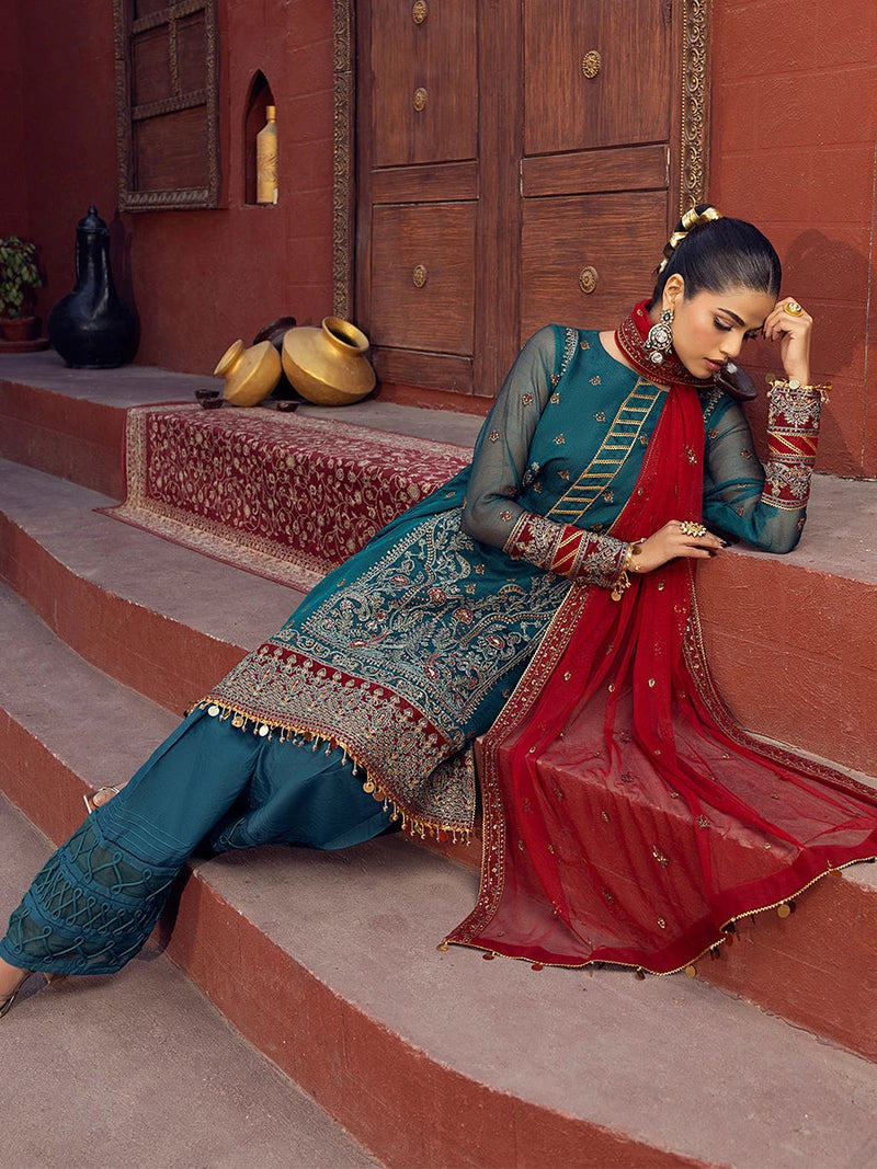 Salitex | Signature Festive Chiffon | SUNW6JI021UT by Salitex - Designer Dress - Type: Ladies Clothes - Available at Libayah - 100% Original