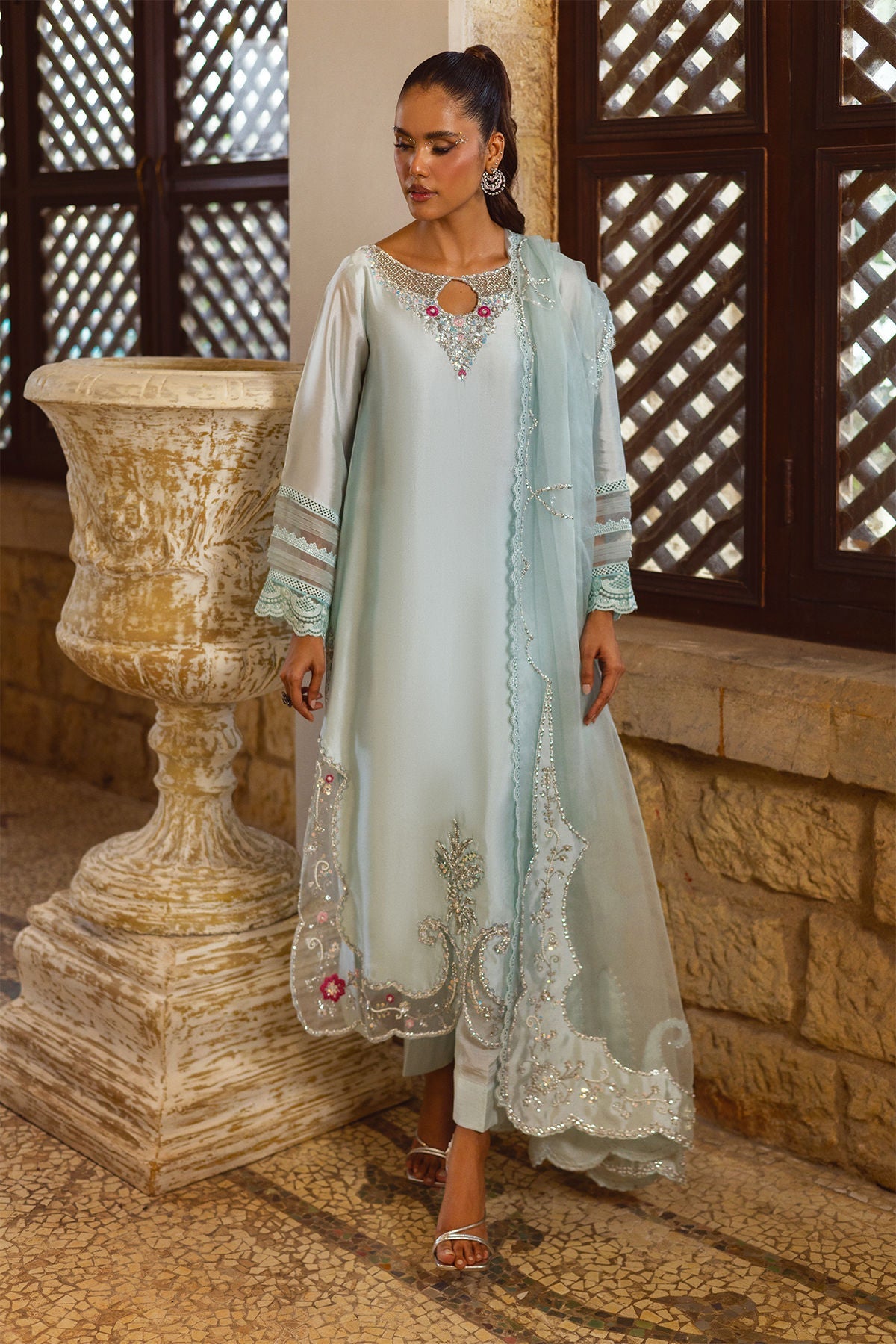Annus Abrar | Leah Luxury Pret | Zaviya by Annus Abrar - Designer Dress  - Type : Ladies Clothes - Available at Libayah - 100% Original 