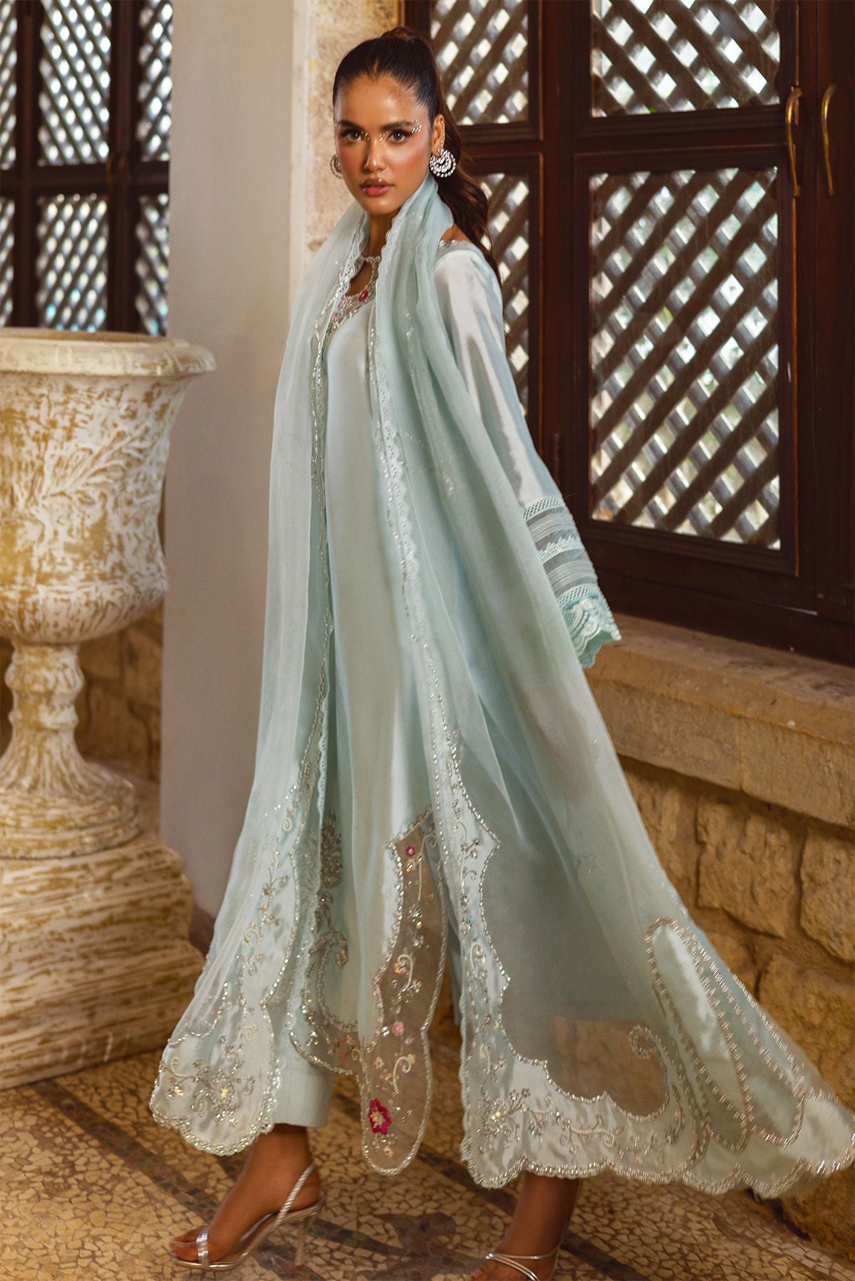 Annus Abrar | Leah Luxury Pret | Zaviya by Annus Abrar - Designer Dress  - Type : Ladies Clothes - Available at Libayah - 100% Original 