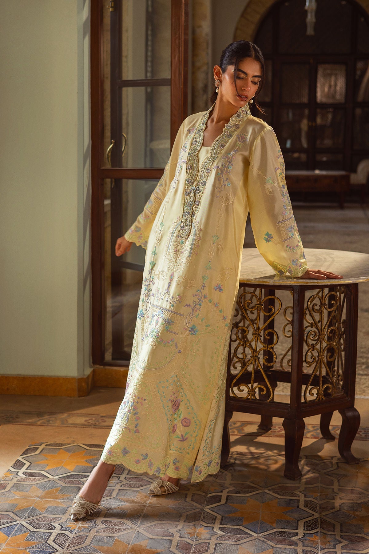 Annus Abrar | Leah Luxury Pret |Leelia Kaftaan by Annus Abrar - Designer Dress  - Type : Ladies Clothes - Available at Libayah - 100% Original 