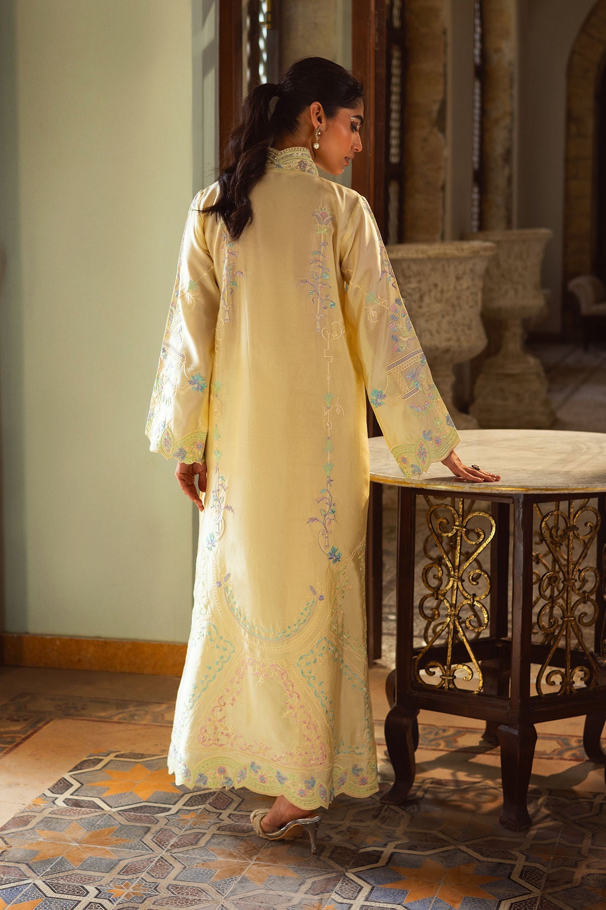 Annus Abrar | Leah Luxury Pret |Leelia Kaftaan by Annus Abrar - Designer Dress  - Type : Ladies Clothes - Available at Libayah - 100% Original 