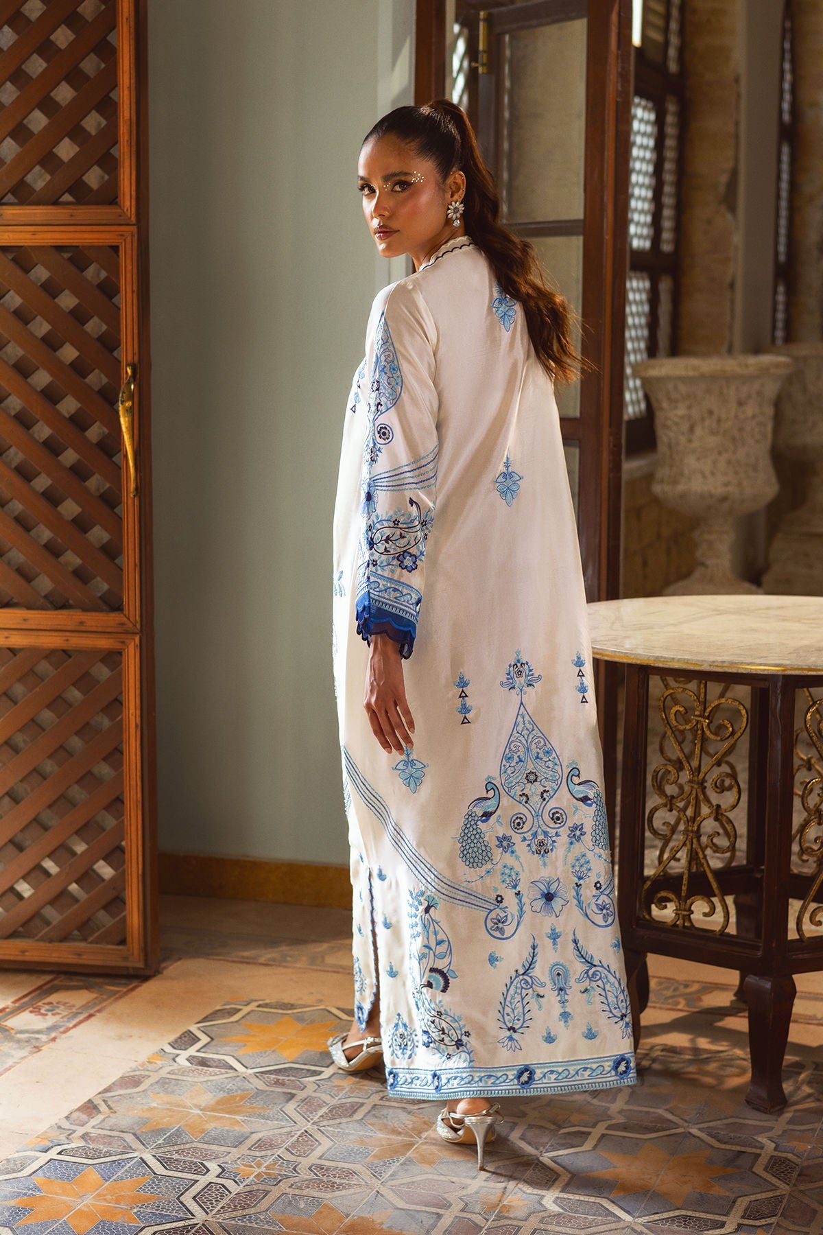 Annus Abrar | Leah Luxury Pret |Sol Kaftaan by Annus Abrar - Designer Dress  - Type : Ladies Clothes - Available at Libayah - 100% Original 