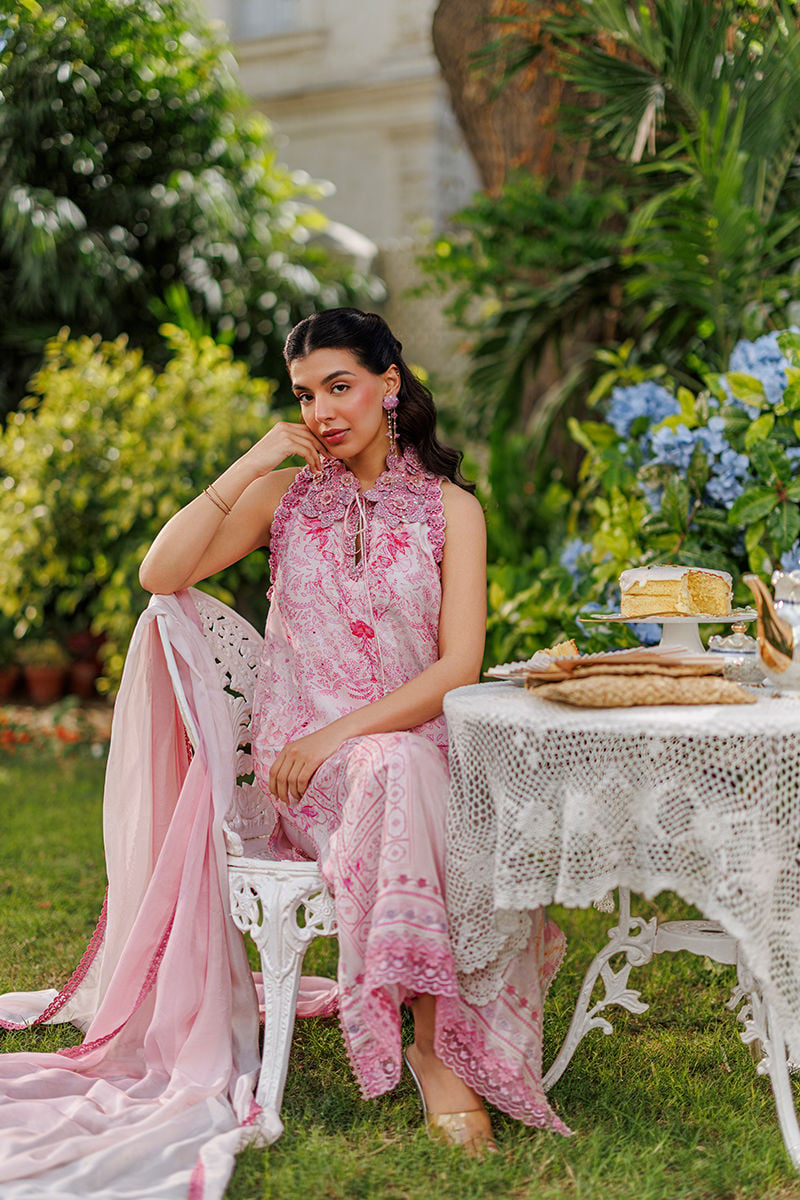 Ansab Jahangir | A Silk Afternoon Luxury Eid Silks 26 | Rosea by Ansab Jahangir - Designer Dress  - Type : Ladies Clothes - Available at Libayah - 100% Original 