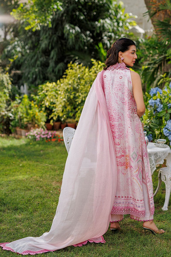 Ansab Jahangir | A Silk Afternoon Luxury Eid Silks 26 | Rosea by Ansab Jahangir - Designer Dress  - Type : Ladies Clothes - Available at Libayah - 100% Original 
