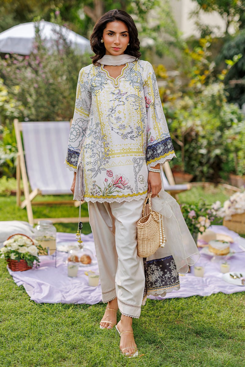 Ansab Jahangir | A Silk Afternoon Luxury Eid Silks 26 | Sunbeam by Ansab Jahangir - Designer Dress  - Type : Ladies Clothes - Available at Libayah - 100% Original 